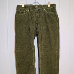 Banana Republic Size 32/30 Green Corduroy Pants